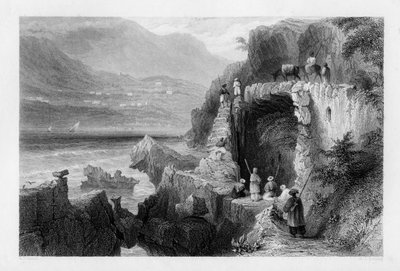聖ジョージの墓、ケルスアン湾、シリア、1841年。 作： M. J. Starling