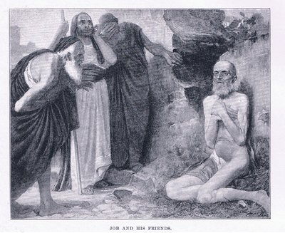 Job and his friends（The Magazine of Art 1893, Cassell and Companyより 作： M. Lavergne