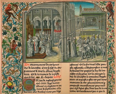「ヘンリー四世の戴冠式。 イングランドの」、c1399、1907 作： M Pfauth