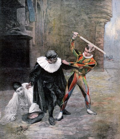 すべてはコロンビーヌのために」1891年 作： M Vollon Fils