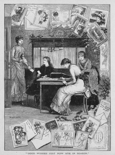 良い願いは今、シーズン、1882年です。 作： M. Walker