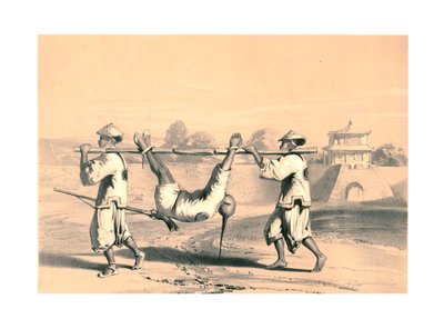 「大攻撃後の朝の壁からのスケッチ」、中国、19 世紀。 作： M and N Hanhart