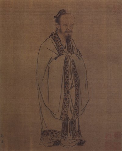 孔子、12世紀 作： Ma Yüan