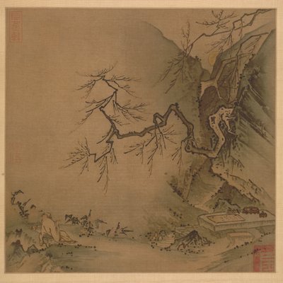 月明かりの下で飲む 作： Ma Yüan