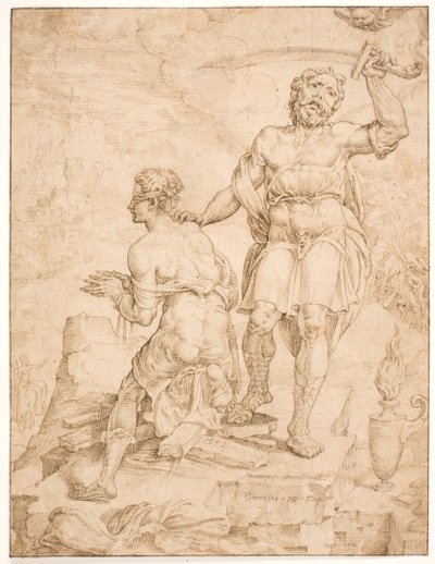 アブラハムの犠牲 作： Maarten van Heemskerck