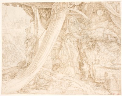 ホロフェルネスの首を切り落とすユディト 作： Maarten van Heemskerck