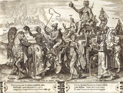 富、「人間の事の多様性」、1564年からの版2 作： Maarten van Heemskerck
