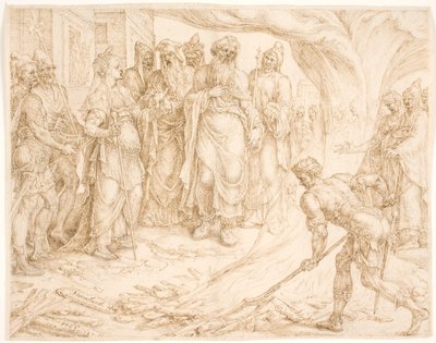 タマルが自分自身を明らかにする 作： Maarten van Heemskerck
