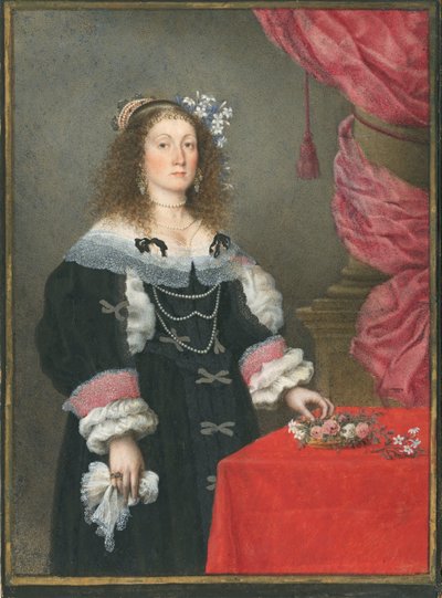 高貴な貴婦人の肖像 作： Maddalena Corvina