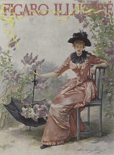 ルフィガロイラストの表紙、1891年5月 作： Madeleine Lemaire
