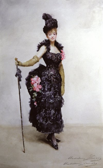 ガブリエル・レジャネ、1890-1900年頃（水彩画） 作： Madeleine Lemaire