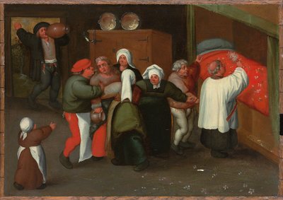 結婚の祝福 作： Maerten van Cleve