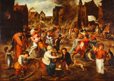 聖者の饗宴 作： Maerten van Cleve