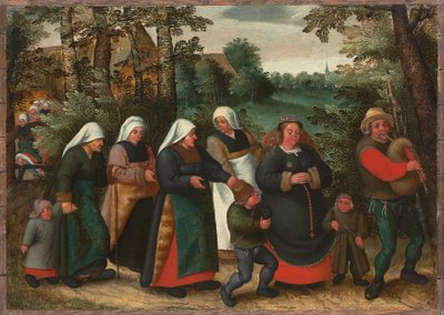 花嫁の行列 作： Maerten van Cleve