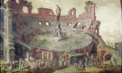 アンティーク闘牛、1552 作： Maerten van Heemskerck