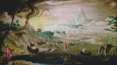 聖ペテロに現れたキリスト 作： Maerten van Heemskerck