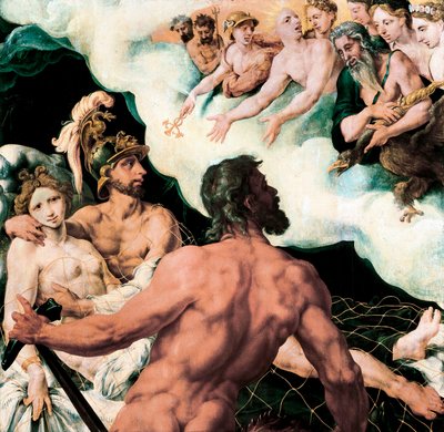 バルカンの網にかかった火星と金星 作： Maerten van Heemskerck