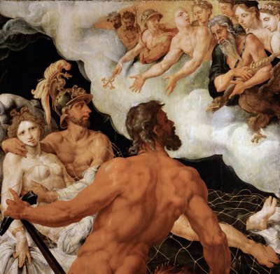 Mars et Venus pieges dans le filet de Vulcain - Mars and Venus trapped in Vulcan