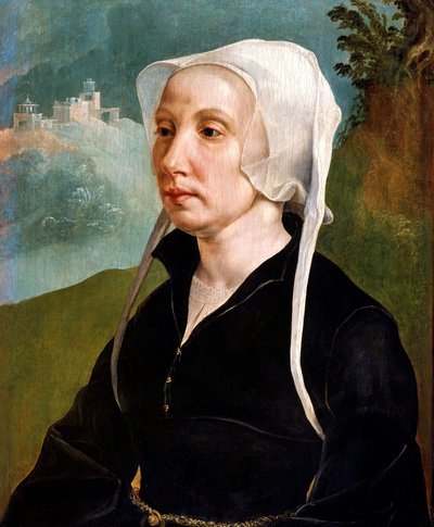 女性の肖像」、1540年頃 作： Maerten van Heemskerck