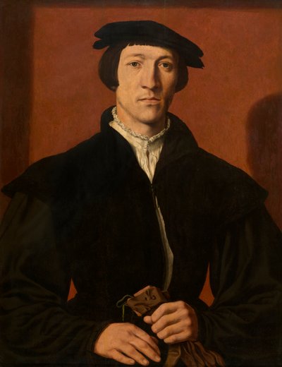 Miehen muotokuva (öljy paneelille) 作： Maerten van Heemskerck