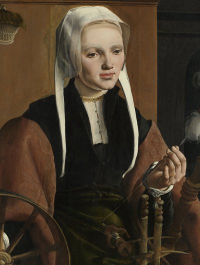 女性の肖像画、おそらくアンナコッド、1529年 作： Maerten van Heemskerck