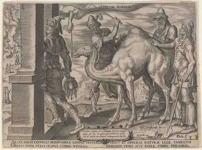 金持ちと貧しいラザロ。 1563 作： Maerten van Heemskerck