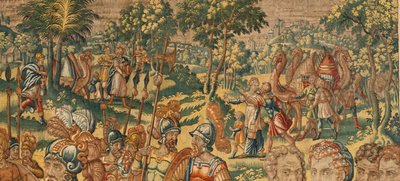 ヘブライ人の裁判官であり戦士であるギデオンの物語、16世紀後半（タペストリー） 作： Maerten van Heemskerck