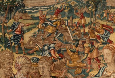 Tarina Gideonista, 1500-luvun loppu (silkki ja villa) 作： Maerten van Heemskerck