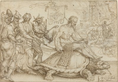 ヨブの勝利 作： Maerten van Heemskerck