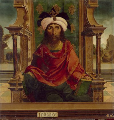 預言者イザヤ、c。 1525 作： Maestro de Becerril
