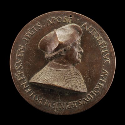 ブレシアのアルトベッロ・アヴェロルド、1531年没、ポーラ司教、使徒的公使［裏面］、1520年代。 作： Maffeo Olivieri