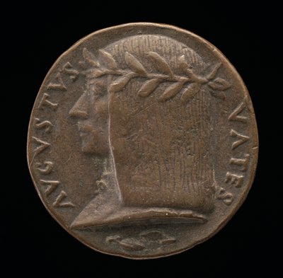 アウグスト・ダ・ウディネ Publio Augusto Graziani, 詩人・占星術師 [裏面] 1519年頃。 作： Maffeo Olivieri