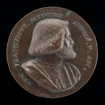 フランチェスコ・マリピエロ、ヴェネツィアの家長、ヴィンチェンツォの弟（裏面）、1523年 作： Maffeo Olivieri