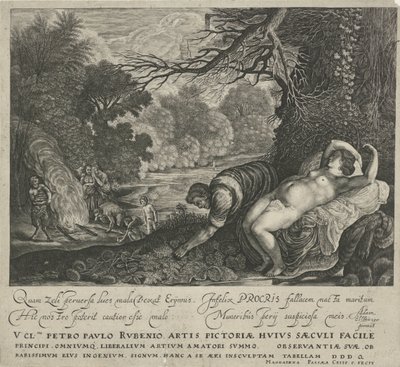 Cephalus en Procris 作： Magdalena van de Passe