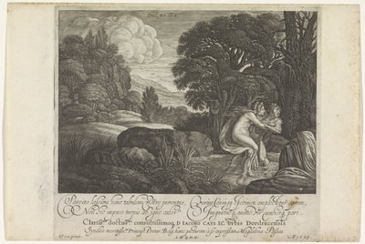 Salmacis en Hermaphroditus Metamorfosen van Ovidius (シリーズタイトル) 作： Magdalena van de Passe