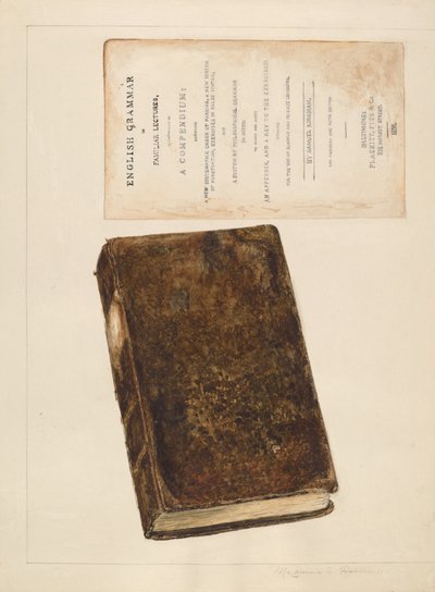 書籍-英文法、1936年頃。 作： Magnus S. Fossum