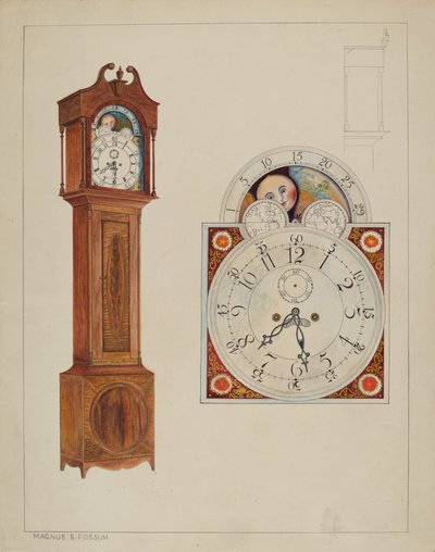 祖父の時計、c。 1937年。 作： Magnus S. Fossum