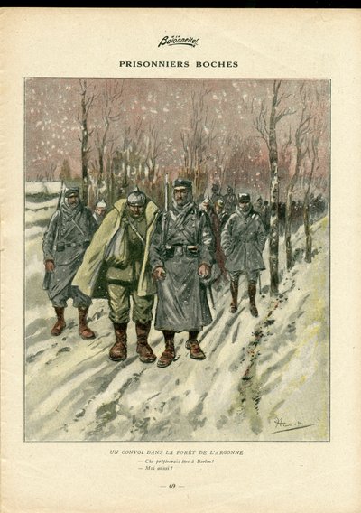 La Baionnette, Satirical in Colors 作： Henri Maigrot