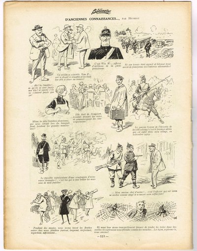 La Baionnette, Satirical in Colors 作： Henri Maigrot