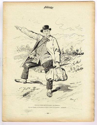 La Baionnette, Satirical in Colours 作： Henri Maigrot