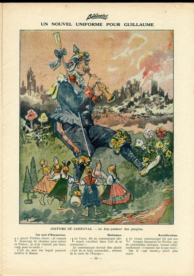 La Baionnette, カラフルな風刺 作： Henri Maigrot