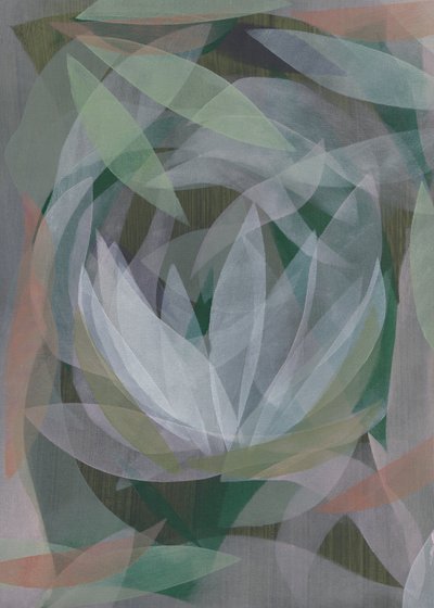 抽象的な蓮の花 作： Maira Ribena