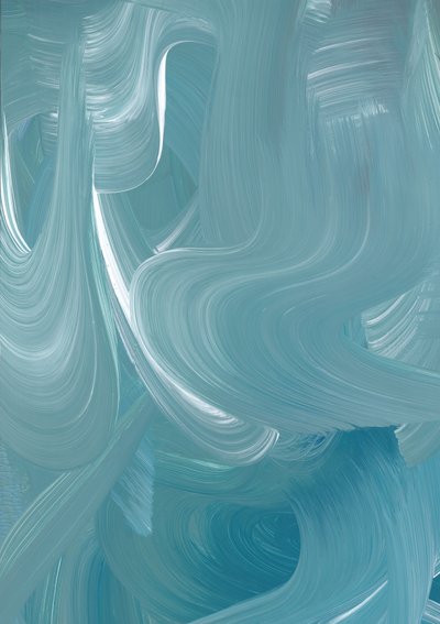 流れるようなアクアの渦 作： Maira Ribena