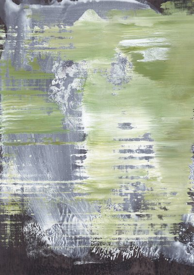 流動する緑の層 作： Maira Ribena