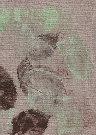 落ち着いた抽象的な筆致 作： 