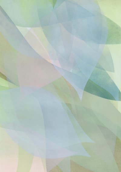 穏やかな重なり合う色合い 作： Maira Ribena