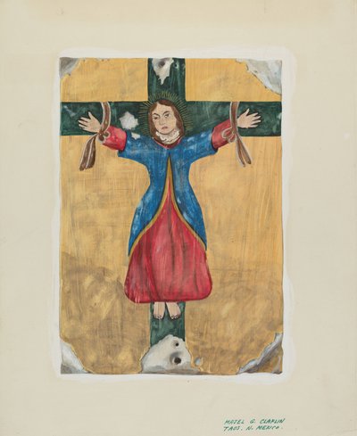聖リベラータの絵、c。 1939年。 作： Majel G. Claflin