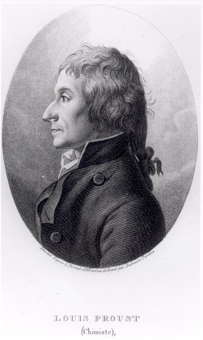 アンブロワーズ・タルデュー（1788-1841）によって刻まれたジョセフ・ルイ・プルースト（1754-1826） 作： Manuel Albuerne