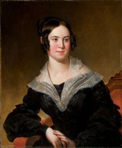 貴婦人の肖像 1840年 油彩・キャンバス 作： Manuel Joachim de Franca