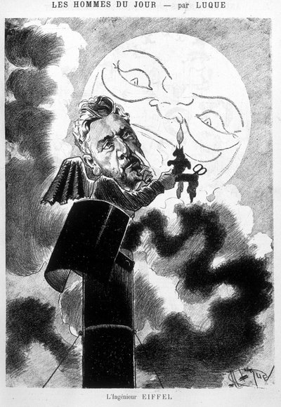 ルークによるエッフェル塔の漫画 - The Cartoon of 19/03/1887? 作： Manuel Luque